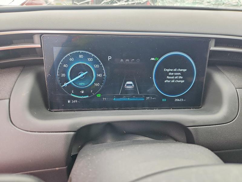 2024 Hyundai VIN KM8JECD13RU224360 COPART salvage auction — HAIL, Id - Salvage Certificate Of Title, sold $150 on 2026-07-22 (photo 9)