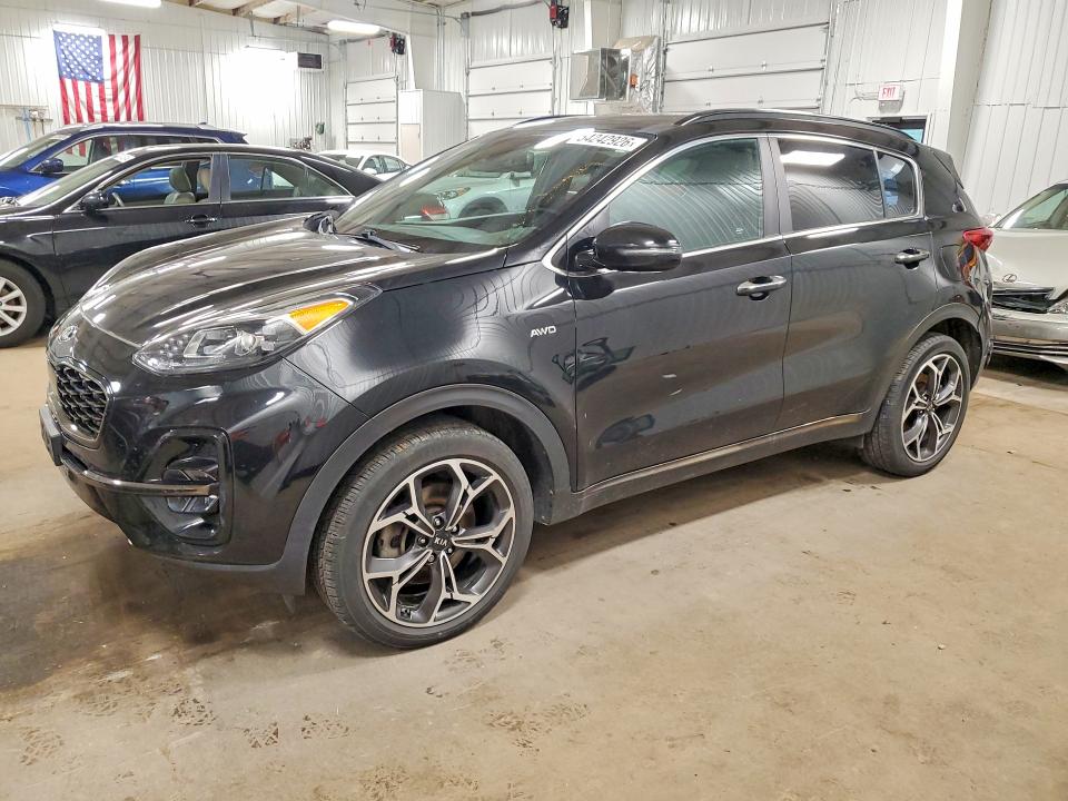 2021 Kia Sportage VIN KNDPRCA67M7848740 COPART salvage auction — REAR END, Mn - Cert Of Title-Salvage, sold $5,700 on 2026-07-28 (photo 1)