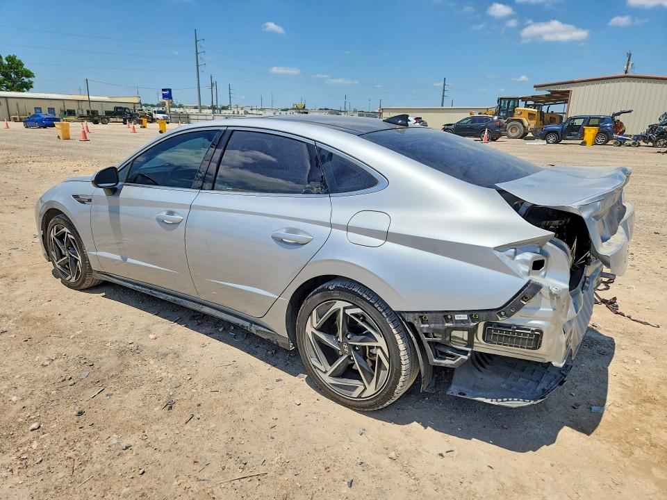 2024 Hyundai Sonata VIN KMHL14JA2RA351312 COPART salvage auction — REAR END, Tx - Certificate Of Title, sold $8,400 on 2026-07-22 (photo 2)