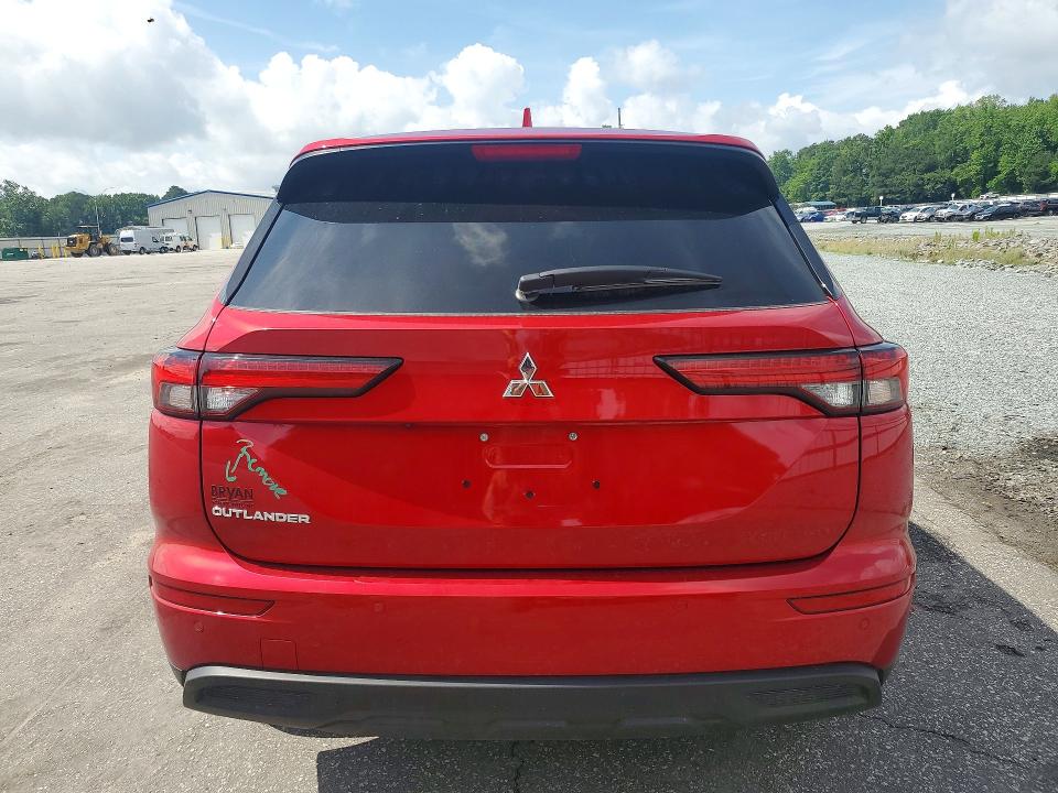 2024 Mitsubishi Outlander VIN JA4J3UA87RZ064322 COPART salvage auction — FRONT END, Nc - Salvage Certificate Of Title, sold $7,500 on 2026-07-16 (photo 6)