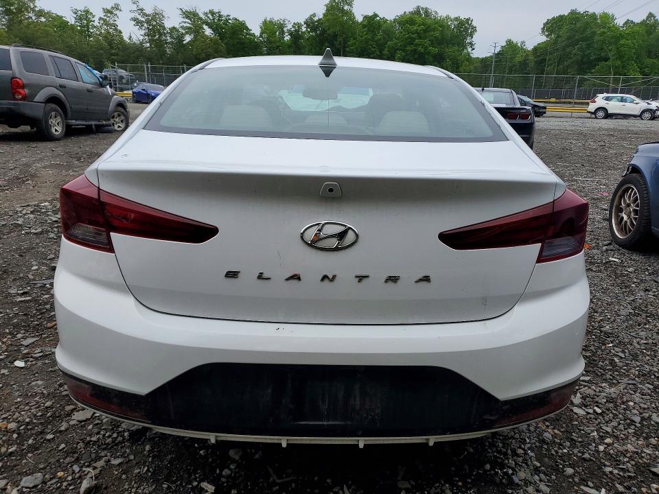2020 Hyundai Elantra VIN 5NPD84LF4LH506181 COPART salvage auction — FRONT END, Md - Cert Of Salvage > 75% Damage, sold $2,500 on 2026-07-02 (photo 6)