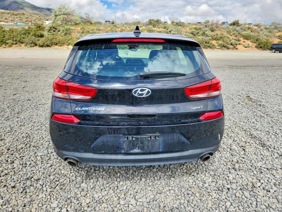 2018 Hyundai Elantra VIN KMHH55LC7JU008738 COPART salvage auction — FRONT END, Nv - Salvage Title, sold $2,150 on 2026-07-16 (photo 6)