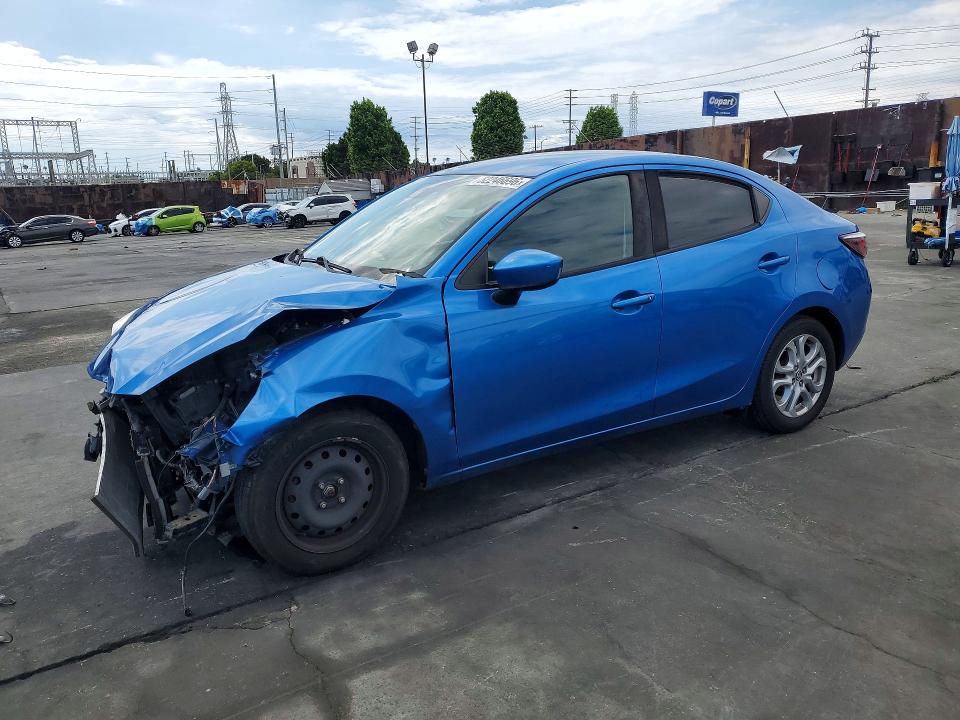 2018 Toyota Yaris VIN 3MYDLBYV8JY318042 COPART salvage auction — FRONT END, Ca - Salvage Certificate, sold $1,650 on 2026-07-22 (photo 1)