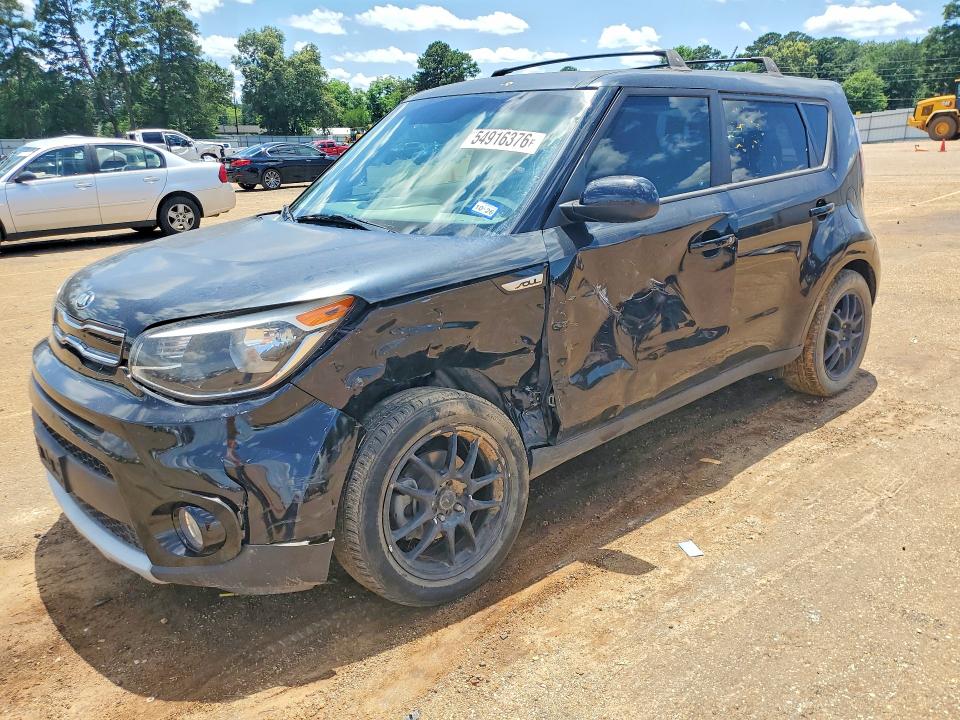 2019 Kia Soul VIN KNDJP3A54K7913317 COPART salvage auction — FRONT END, Tx - Salvage Vehicle Title, sold $2,100 on 2026-07-20 (photo 1)