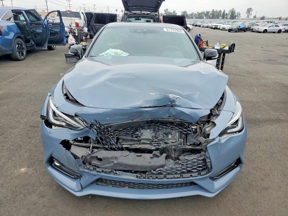 2022 Infiniti VIN JN1FV7LK6NM660354 COPART salvage auction — FRONT END, Salvage Title, sold $9,100 on 2026-07-13 (photo 5)