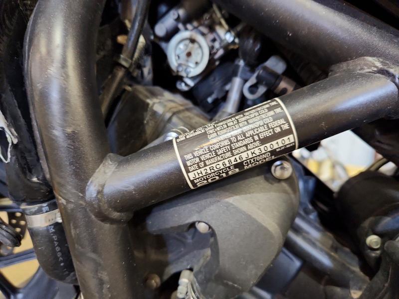 2018 Honda Ctx VIN JH2RC6846JK300101 COPART salvage auction — ROLLOVER, Ga - Cert Of Title-Salvage, sold $750 on 2026-07-08 (photo 9)