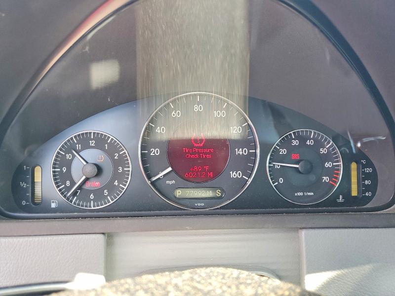 2008 Mercedes-benz Clk-klasse VIN WDBTJ56H78F255420 COPART salvage auction — FRONT END, Hi - Certificate Of Title, sold $2 on 2026-07-13 (photo 9)
