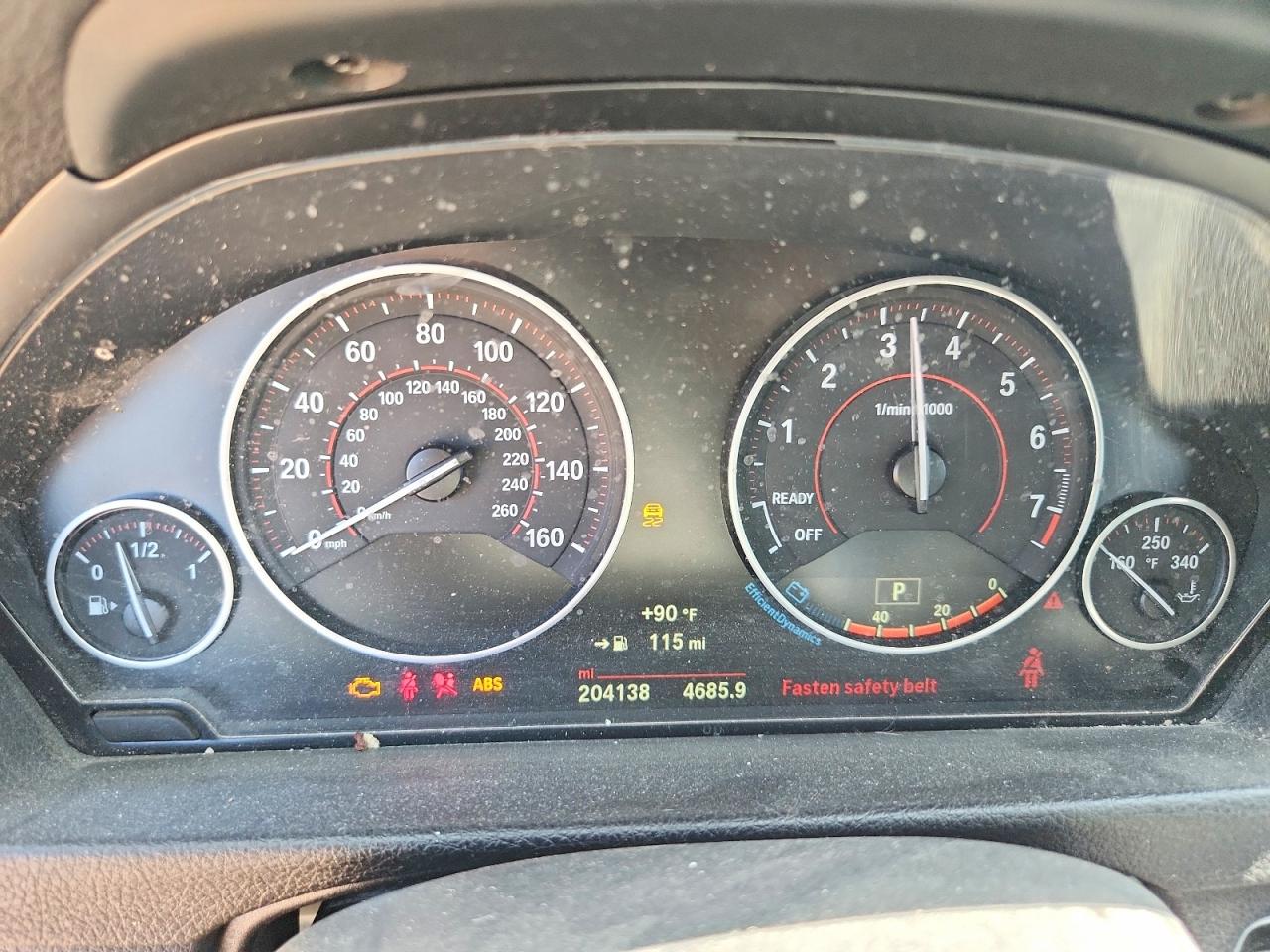2018 BMW 4 Series VIN WBA4J1C51JBG76295 COPART salvage auction — Front End, TX - SALVAGE VEHICLE TITLE (P), sold $425 on 2026-07-09 (photo 9)