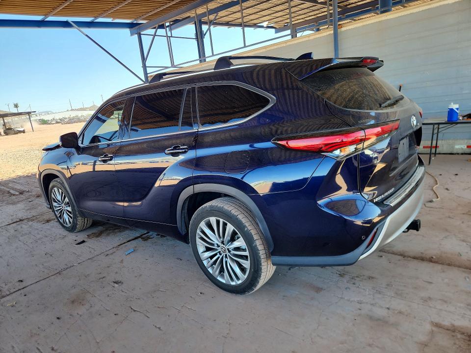 2020 Toyota Highlander VIN 5TDFZRAH6LS026645 COPART salvage auction — FRONT END, Az - Cert Of Title - Salvage, sold $14,600 on 2026-07-02 (photo 2)