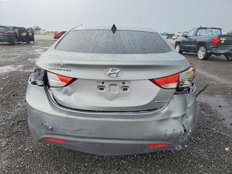 2013 Hyundai VIN KMHDH4AE2DU513370 COPART salvage auction — REAR END, Fl - Cert Of Title Slvg Rebuildable, sold $925 on 2026-07-20 (photo 6)
