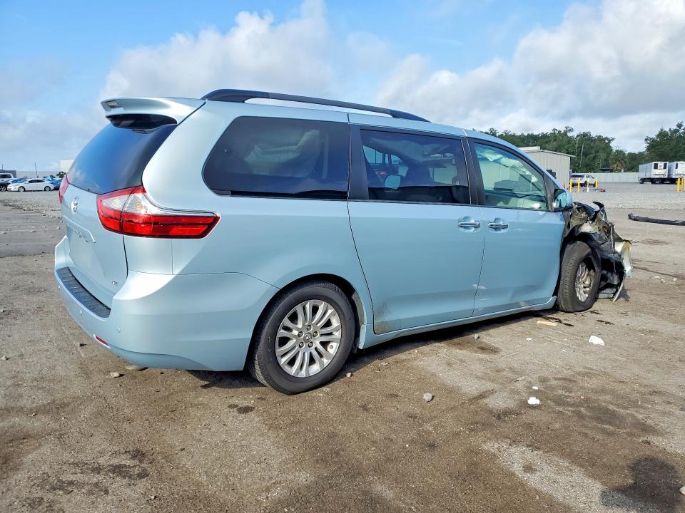 2015 Toyota Sienna VIN 5TDYK3DC4FS530027 COPART salvage auction — FRONT END, Fl - Cert Of Title Slvg Rebuildable, sold $5,000 on 2026-07-13 (photo 3)