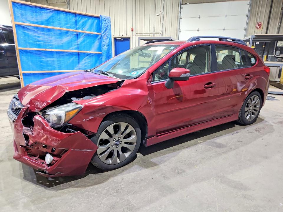 2015 Subaru Impreza VIN JF1GPAU68FH234479 COPART salvage auction — FRONT END, Nh - Cert Of Title-Salvage, sold $100 on 2026-07-30 (photo 1)