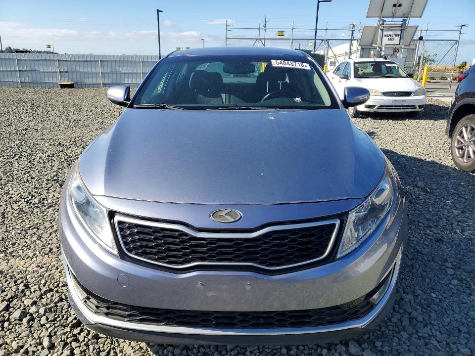 2011 Kia Optima hybrid VIN KNAGM4ADXB5006516 COPART salvage auction — MINOR DENT/SCRATCHES, Ca - Dis/Dlr/Exp App For Dup Clean, sold $1,800 on 2026-07-08 (photo 5)