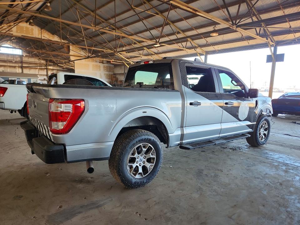 2022 Ford F-150 VIN 1FTFW1P8XNKE09757 COPART salvage auction — FRONT END, Az - Cert Of Title - Salvage, sold $8,500 on 2026-07-02 (photo 3)