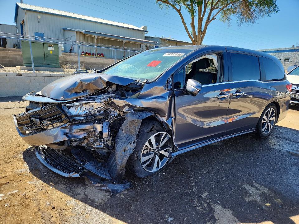 2021 Honda Odyssey VIN 5FNRL6H89MB029516 COPART salvage auction — FRONT END, Nm - Cert Of Title-Salvage, sold $425 on 2026-07-23 (photo 1)