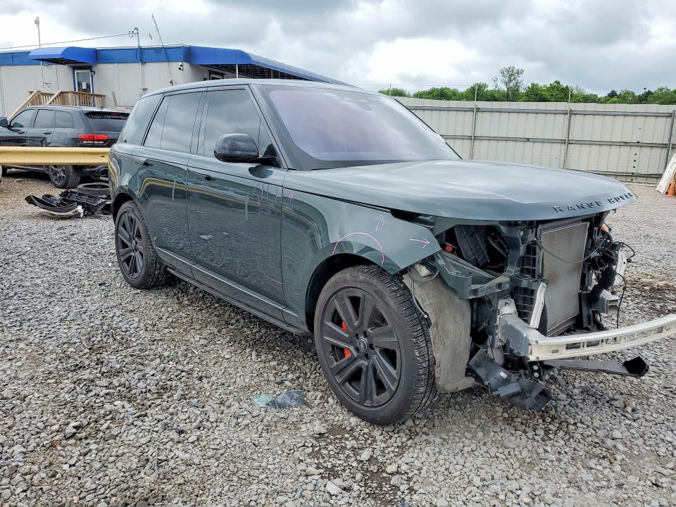 2023 Land rover RANGE ROVER VIN SALKP9E77PA056061 COPART salvage auction — FRONT END, AL - CERT OF TITLE-SALVAGE TITLE (P), sold $51,000 on 2026-07-07 (photo 4)