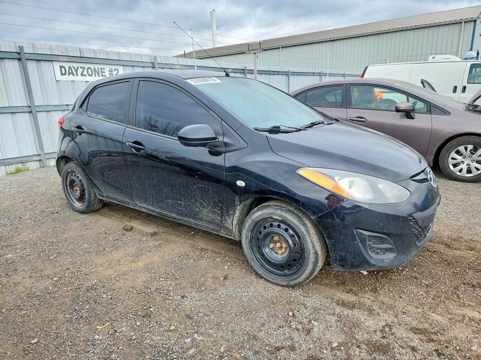2012 Mazda 2 VIN JM1DE1KY1C0144821 COPART salvage auction — FRONT END, On - Permit No Brand - Unfit, sold $625 on 2026-07-07 (photo 4)