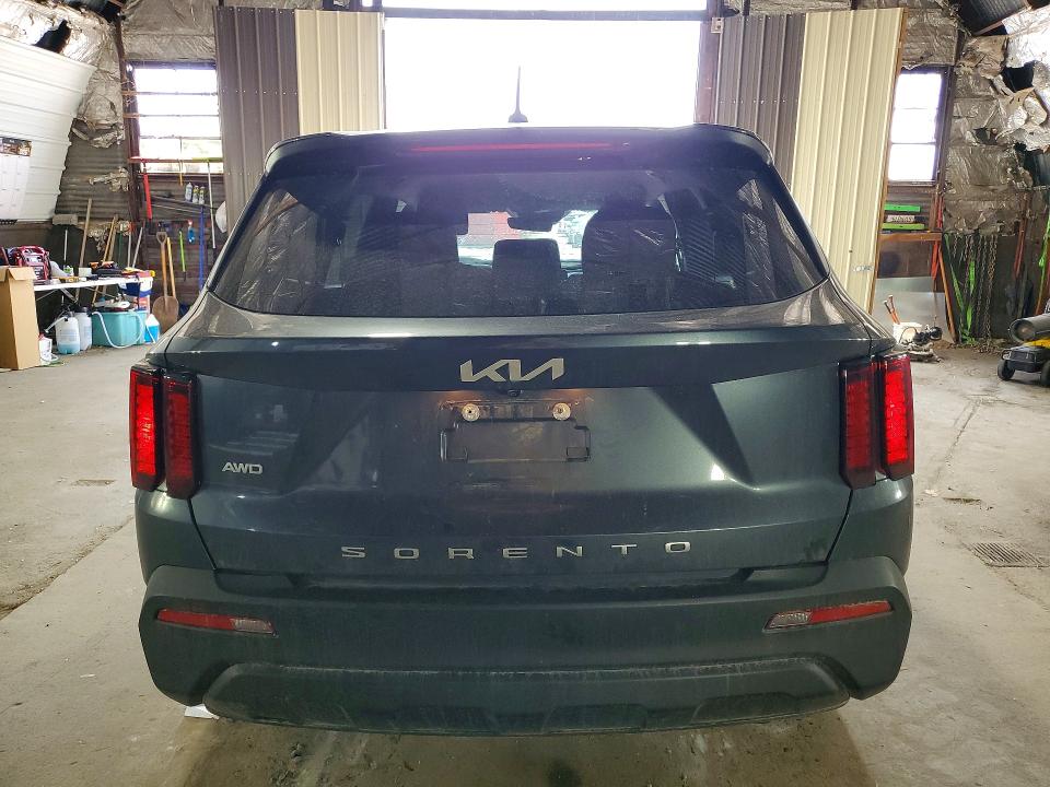 2022 Kia Sorento VIN 5XYRGDLC2NG125471 COPART salvage auction — FRONT END, Ny - Mv-907A Salvage Certificate, sold $3,200 on 2026-07-22 (photo 6)