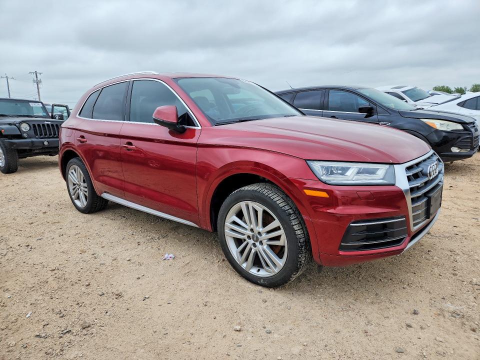 2018 Audi Q5 VIN WA1BNAFY4J2224207 COPART salvage auction — WATER/FLOOD, Tx - Salvage Title-Flood Damage, sold $7,100 on 2026-07-23 (photo 4)