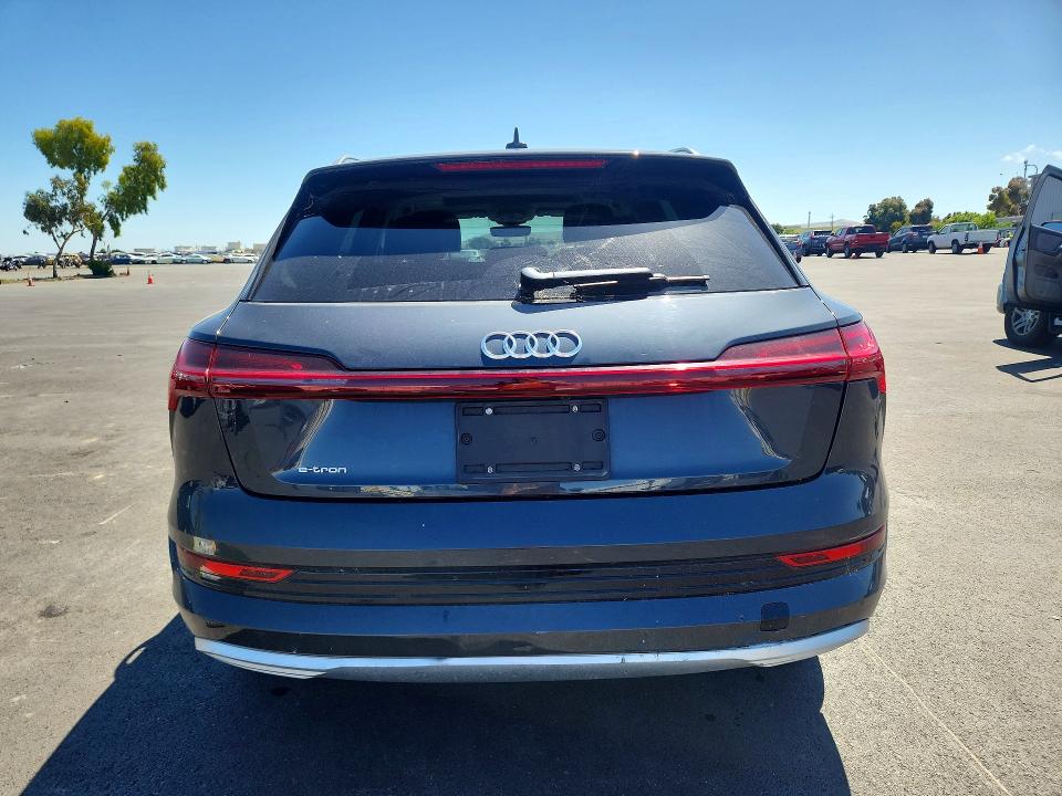 2019 Audi E-tron VIN WA1VAAGE9KB011333 COPART salvage auction — REAR END, Ca - Salvage Certificate, sold $1,900 on 2026-07-29 (photo 6)
