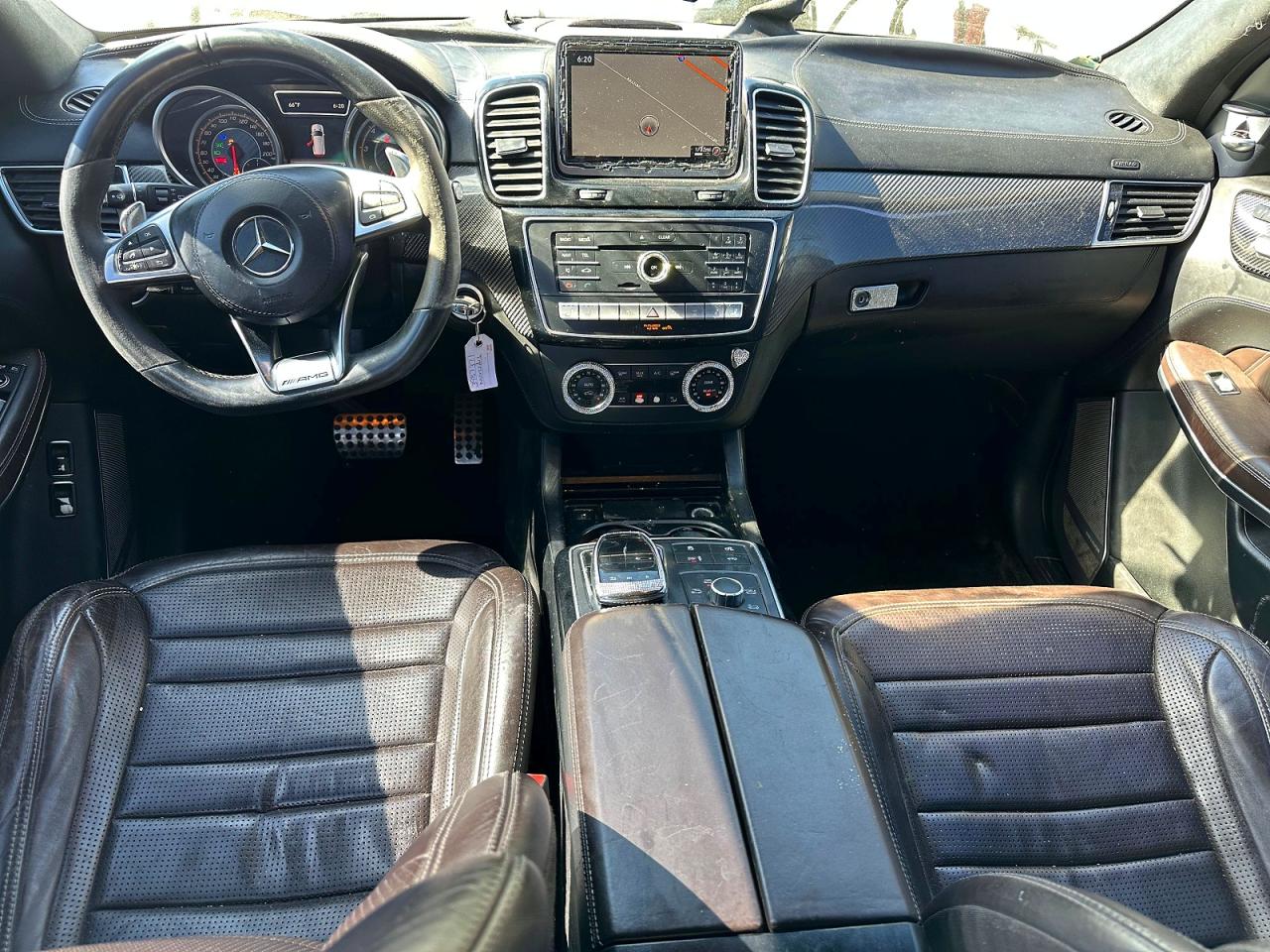 2018 Mercedes-Benz GLS-Class VIN 4JGDF7FE8JA999812 COPART salvage auction — Front End, CA - CERTIFICATE OF TITLE, sold $18,000 on 2026-07-01 (photo 8)