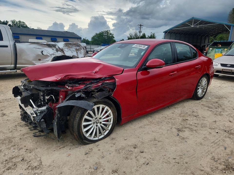 2022 Alfa romeo Giulia VIN ZARFAMAN0N7662870 COPART salvage auction — FRONT END, Ga - Cert Of Title-Salvage, sold $1,750 on 2026-07-31 (photo 1)