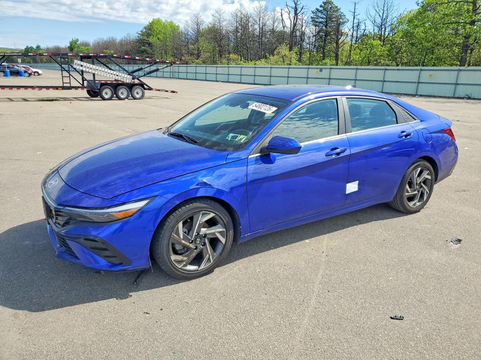 2024 Hyundai Elantra VIN KMHLS4DG1RU696794 COPART salvage auction — WATER/FLOOD, Ny - Mv907A-Flood Salvage, sold $6,400 on 2026-07-06 (photo 1)