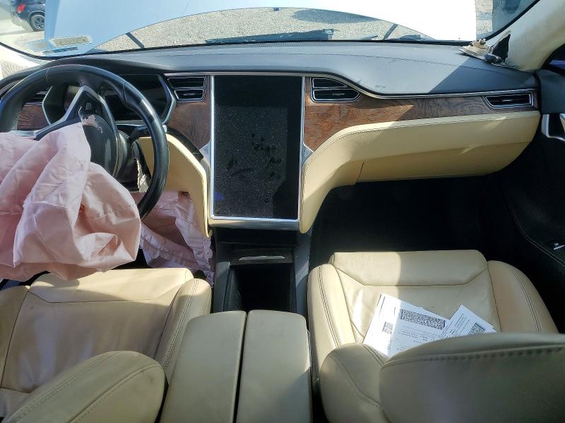 2017 Tesla Model s VIN 5YJSA1E18HF199213 COPART salvage auction — FRONT END, Wv - Certificate Of Title (P), sold $4,400 on 2026-07-08 (photo 8)