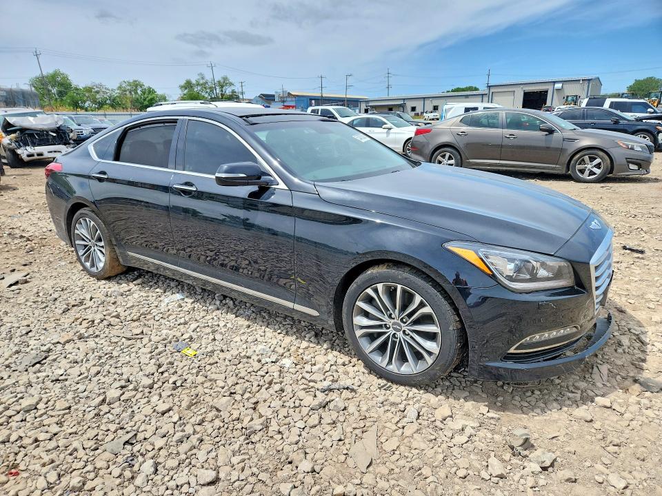 2016 Hyundai VIN KMHGN4JE7GU113153 COPART salvage auction — VANDALISM, Il - Salvage Certificate, sold $3,400 on 2026-07-31 (photo 4)