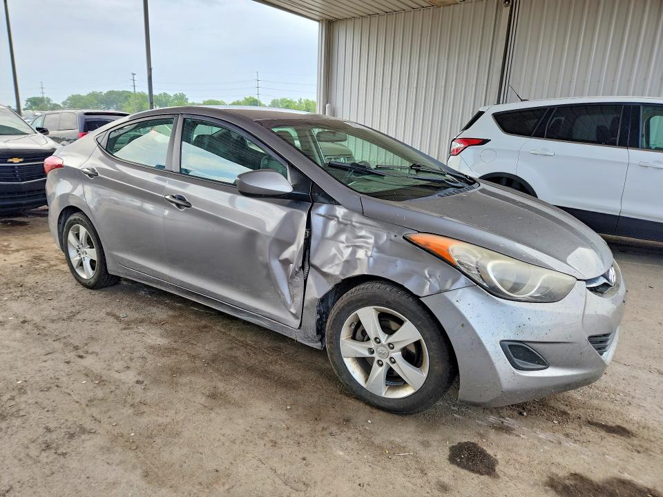 2011 Hyundai Elantra VIN KMHDH4AE0BU117127 COPART salvage auction — FRONT END, In - Certificate Of Title, sold $300 on 2026-07-20 (photo 4)
