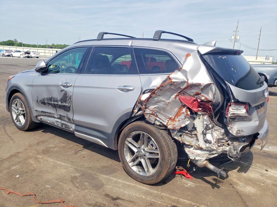 2018 Hyundai Santa fe VIN KM8SR4HF1JU289863 COPART salvage auction — REAR END, Mi - Cert Of Title-Salvage Vehicle, sold $2,500 on 2026-07-08 (photo 2)