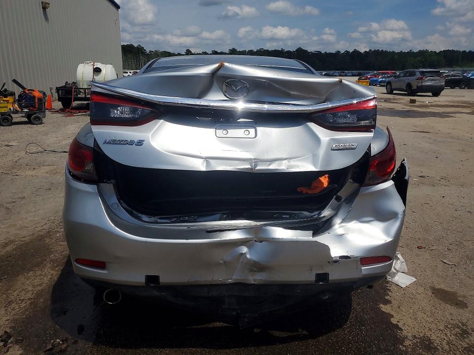 2016 Mazda 6 VIN JM1GJ1U56G1427596 COPART salvage auction — REAR END, SC - CERT OF TITLE-SALVAGE, sold $850 on 2026-07-06 (photo 6)