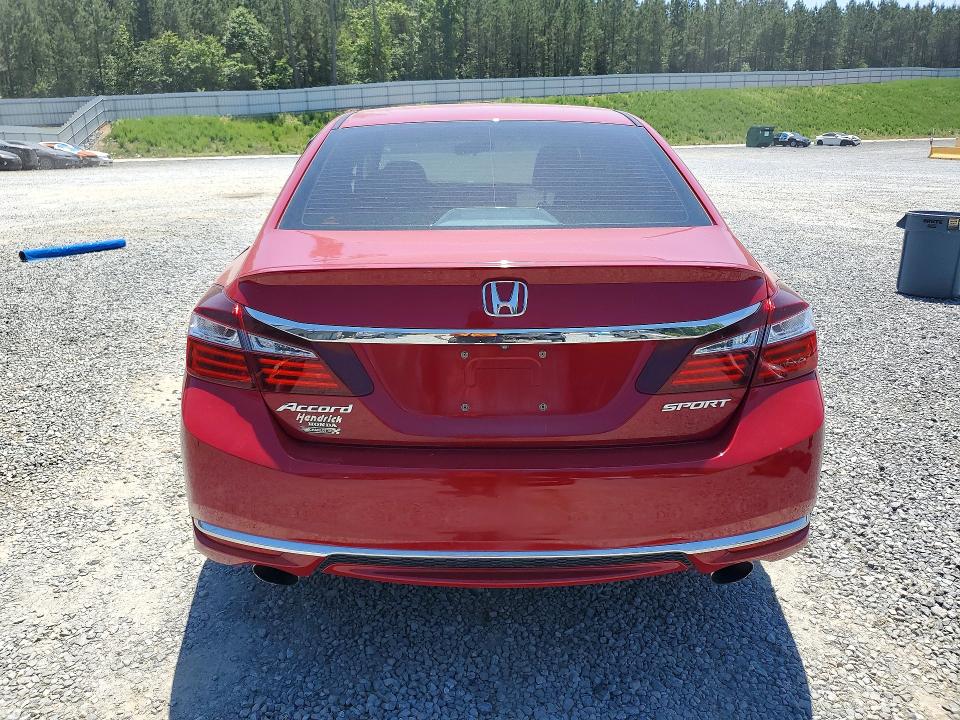 2017 Honda Accord VIN 1HGCR2F54HA010247 COPART salvage auction — SIDE, NC - SALVAGE CERTIFICATE OF TITLE, sold $2,900 on 2026-07-02 (photo 6)