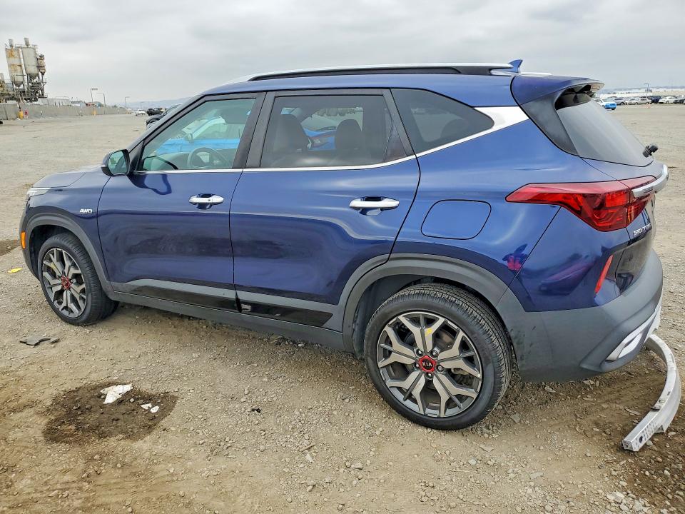 2021 Kia Seltos VIN KNDETCA2XM7162763 COPART salvage auction — SIDE, Ca - Salvage Certificate, sold $5,900 on 2026-07-10 (photo 2)