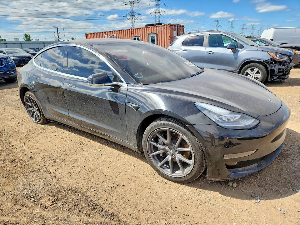 2019 Tesla Model 3 VIN 5YJ3E1EB0KF208513 COPART salvage auction — SIDE, Il - Salvage Certificate, sold $2,450 on 2026-07-07 (photo 4)
