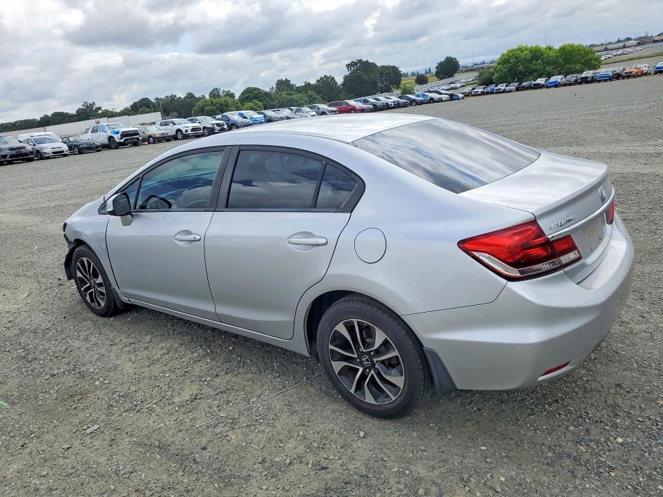2013 Honda Civic VIN 19XFB2F83DE256403 COPART salvage auction — FRONT END, Ca - Salvage Certificate, sold $1,550 on 2026-07-09 (photo 2)