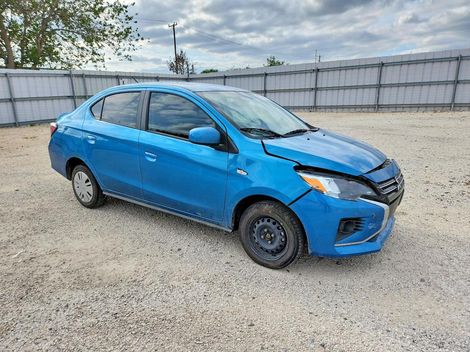 2024 Mitsubishi Mirage VIN ML32FUFJ3RHF16971 COPART salvage auction — SIDE, Tx - Salvage Vehicle Title, sold $3,200 on 2026-07-30 (photo 4)