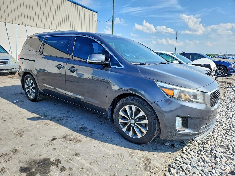 2017 Kia SEDONA VIN KNDMC5C15H6325794 COPART salvage auction — SIDE, Fl - Cert Of Title Slvg Rebuildable, sold $1,200 on 2026-07-15 (photo 4)