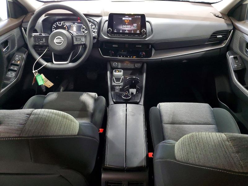 2021 Nissan Rogue VIN JN8AT3BB7MW219282 COPART salvage auction — REAR END, Ny - Mv-907A Salvage Certificate, sold $8,000 on 2026-07-13 (photo 8)