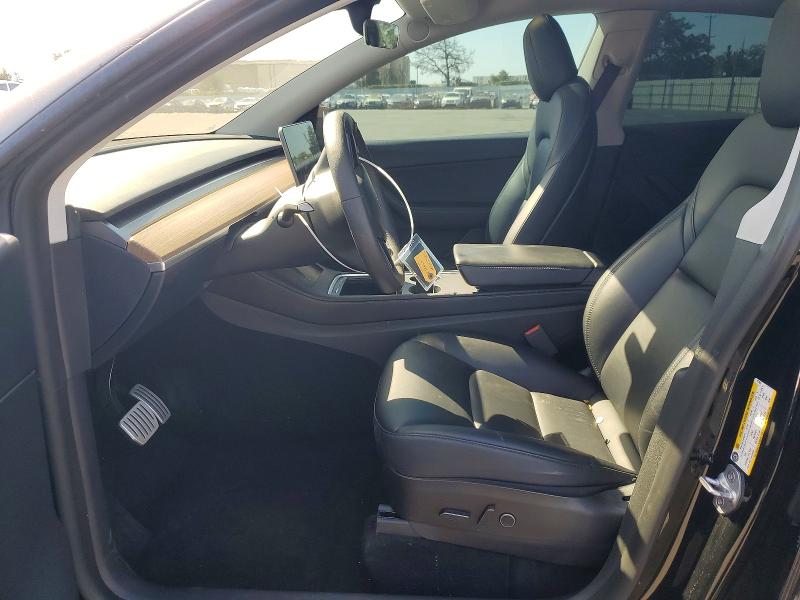 2022 Tesla Model y VIN 7SAYGDEF4NF517865 COPART salvage auction — FRONT END, CA - SALVAGE CERTIFICATE, sold $12,000 on 2026-07-14 (photo 7)