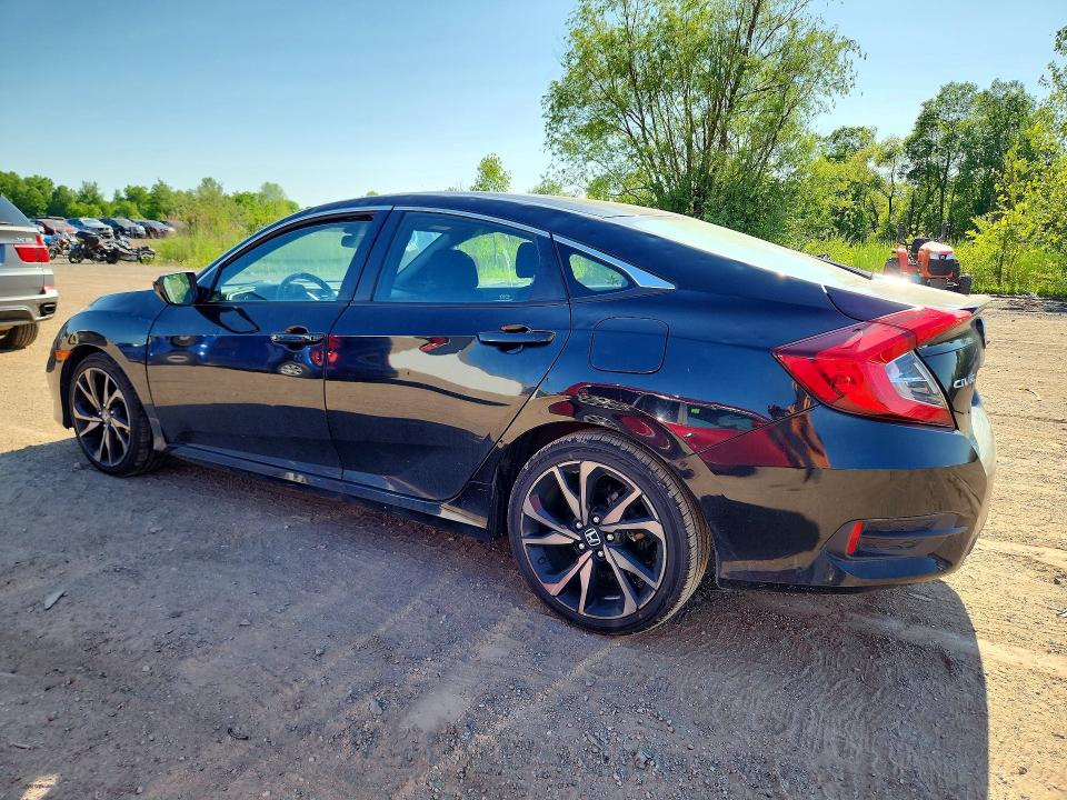 2021 Honda Civic VIN 2HGFC2F81MH536808 COPART salvage auction — HAIL, OH - CERT OF TITLE-SALVAGE, sold $8,000 on 2026-07-02 (photo 2)