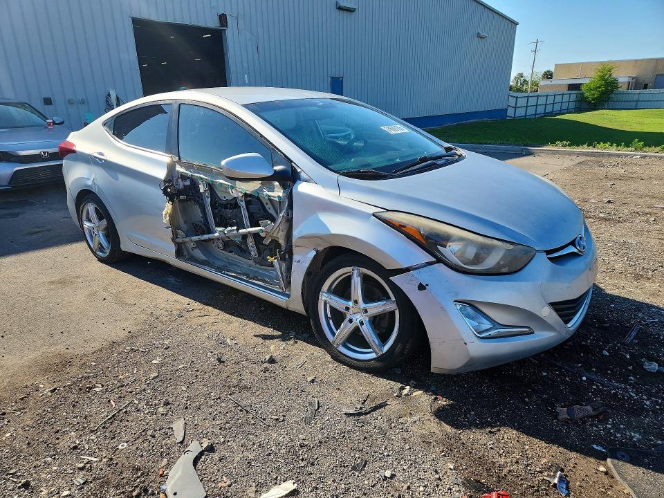 2015 Hyundai VIN KMHDH4AE5FU378761 COPART salvage auction — SIDE, Fl - Certificate Of Destruction, sold $725 on 2026-07-20 (photo 4)