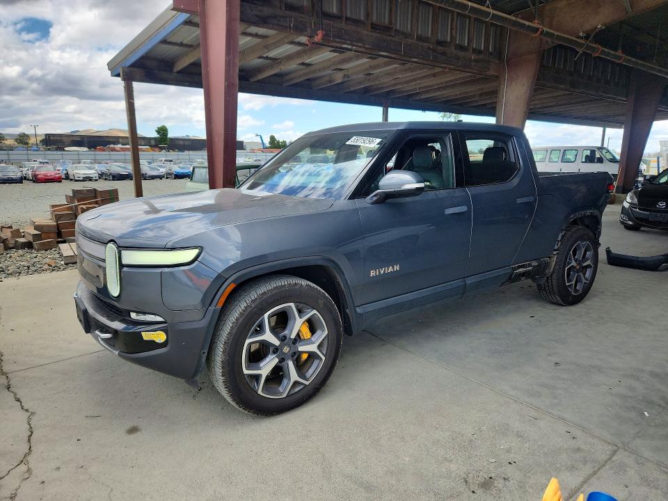 2022 Rivian VIN 7FCTGAAA9NN013484 COPART salvage auction — REAR END, Ca - Salvage Certificate, sold $16,700 on 2026-07-13 (photo 1)