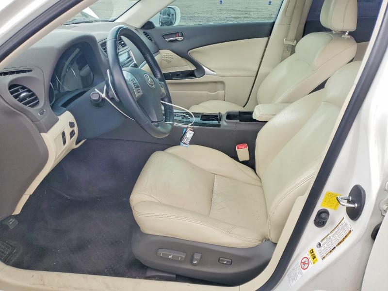 2012 Lexus Is VIN JTHBF5C27C2102369 COPART salvage auction — FRONT END, Ca - Salvage Certificate, sold $175 on 2026-07-07 (photo 7)
