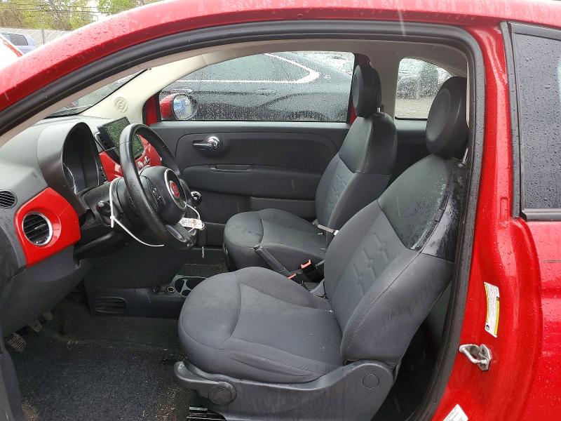 2012 Fiat 500 VIN 3C3CFFAR1CT280678 COPART salvage auction — REAR END, Pa - Certificate Of Salvage, sold $1,100 on 2026-07-06 (photo 7)