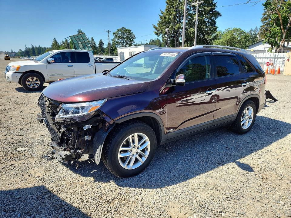 2015 Kia VIN 5XYKTCA61FG561010 COPART salvage auction — FRONT END, WA - BILL OF SALE, sold $1,100 on 2026-07-17 (photo 1)