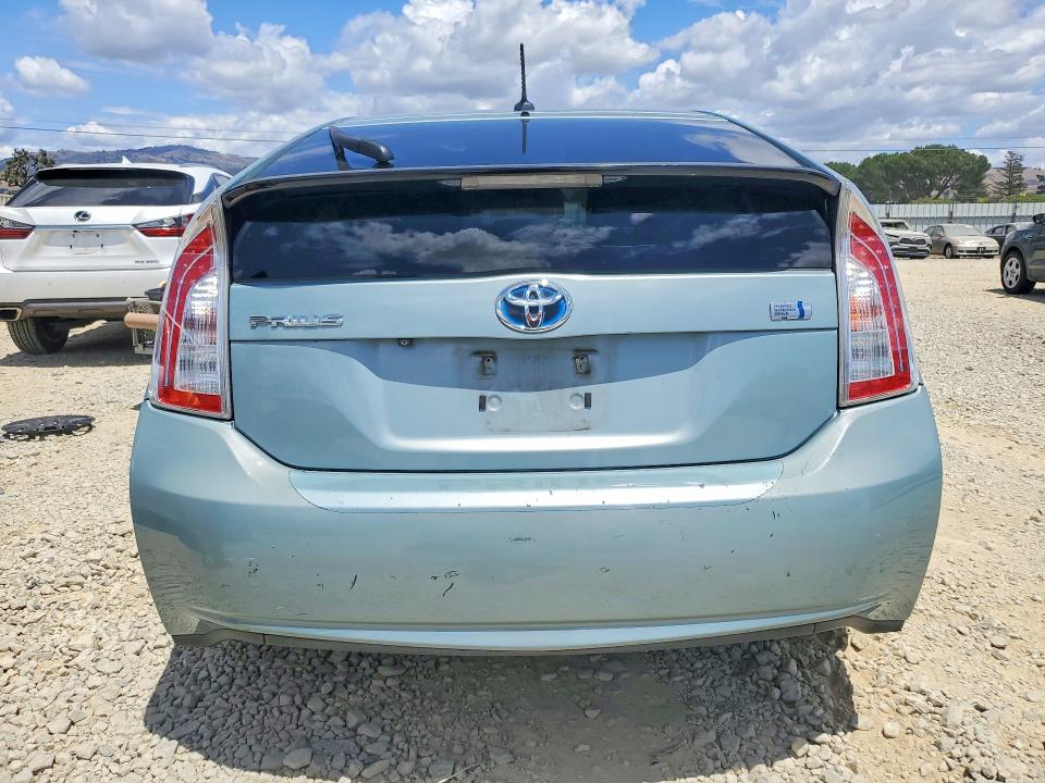 2012 Toyota Prius VIN JTDKN3DU2C5402926 COPART salvage auction — FRONT END, CA - SALVAGE CERTIFICATE, sold $775 on 2026-07-21 (photo 6)