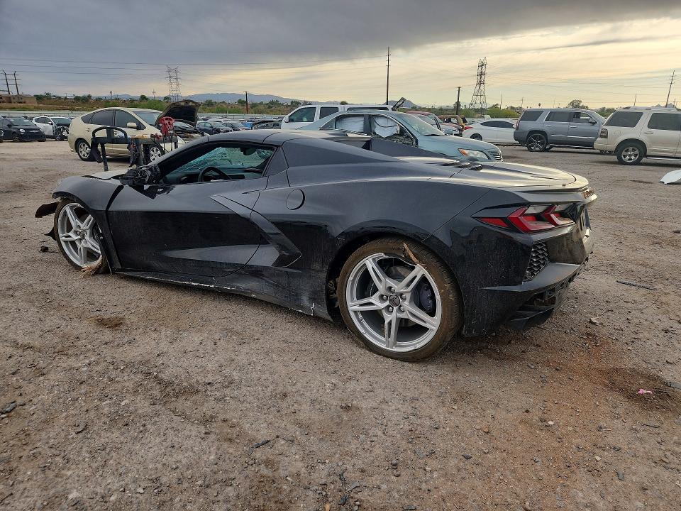 2024 Chevrolet Corvette stingray VIN 1G1YC3D40R5126778 COPART salvage auction — ALL OVER, AZ - CERT OF TITLE - SALVAGE, sold $18,600 on 2026-07-31 (photo 2)