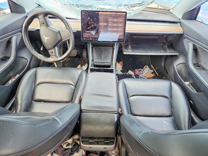2019 Tesla Model 3 VIN 5YJ3E1EB2KF384205 COPART salvage auction — SIDE, Tx - Salvage Vehicle Title, sold $3,400 on 2026-07-09 (photo 8)