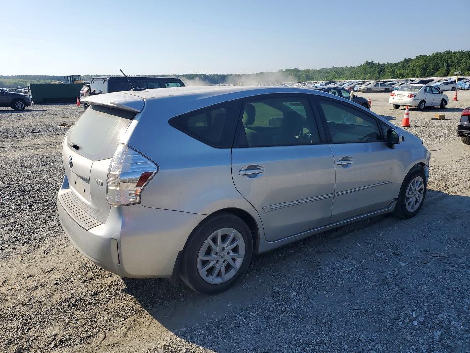 2013 Toyota Prius v VIN JTDZN3EU1D3227014 COPART salvage auction — FRONT END, Sc - Cert Of Title-Salvage, sold $2,650 on 2026-07-22 (photo 3)